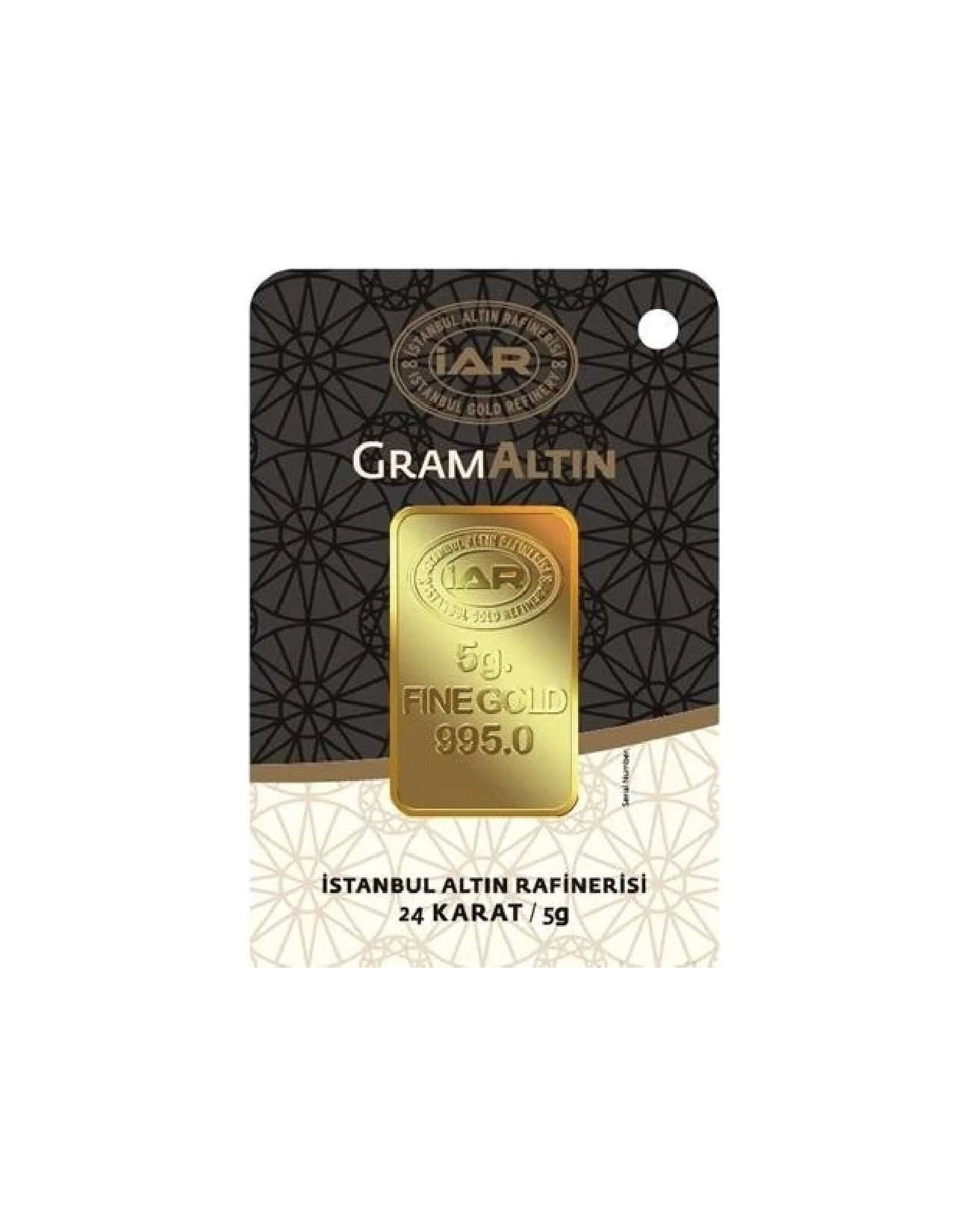 IAR Gram Gold 5 g. Fine Gold 24 Carat